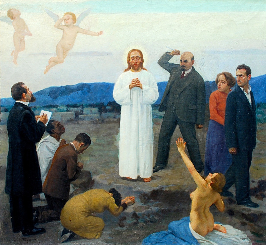 Lenin Murdering Jesus