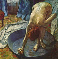 Degas - The Tub I (Woman Bathing in a Shallow Pan)